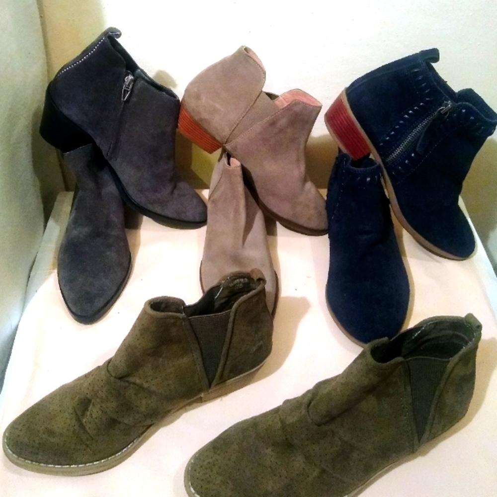 4 or suede booties